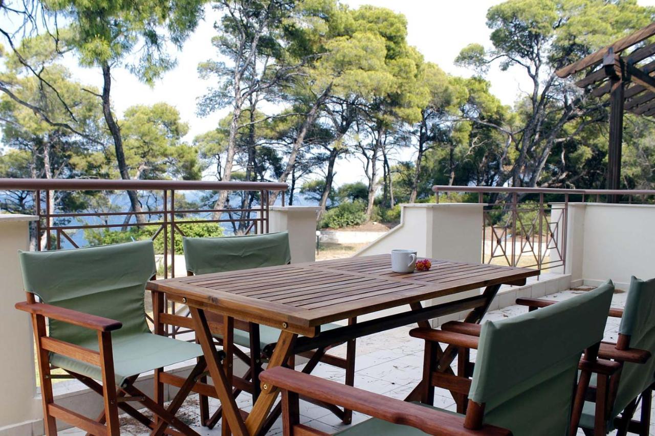 4 bedroom villa with pool&garden Néa Fókaia Buitenkant foto